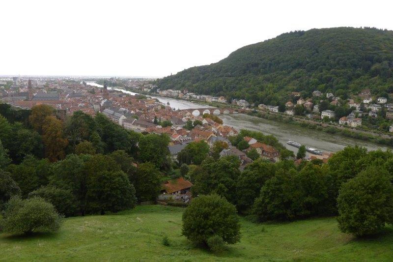 Heidelberg and river