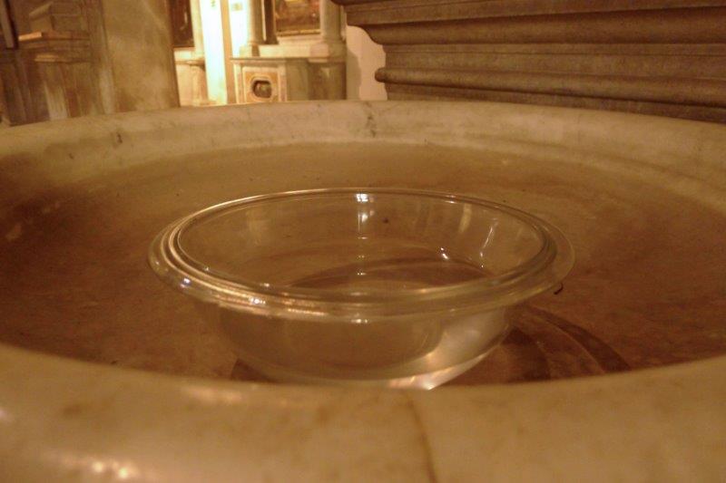 lucca holy water pyrex bowl