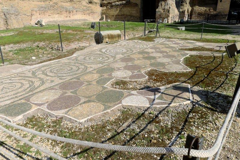 Mosaic floors from 220 AD.