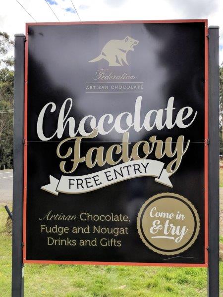 Chocolate Factory sign