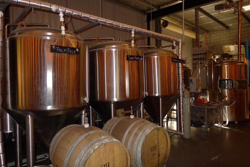 wooden aging barrels